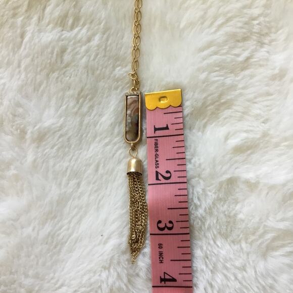 Ann Taylor Gold Tassel Necklace - Picture 6 of 6